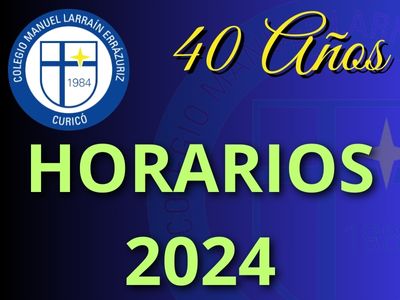 HORARIO DE LOS ESTUDIANTES AÑO 2024