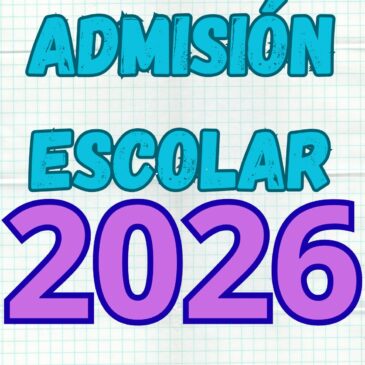 ADMISIÓN ESCOLAR