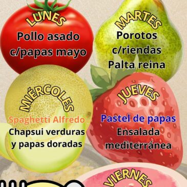 MENÚ SEMANAL CASINO